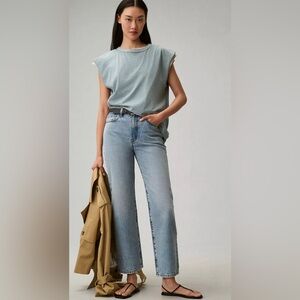 FRAME Le Jane Crop High-Rise Straight-Leg Jeans